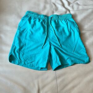 George Men's Swim Trunks in Aqua
